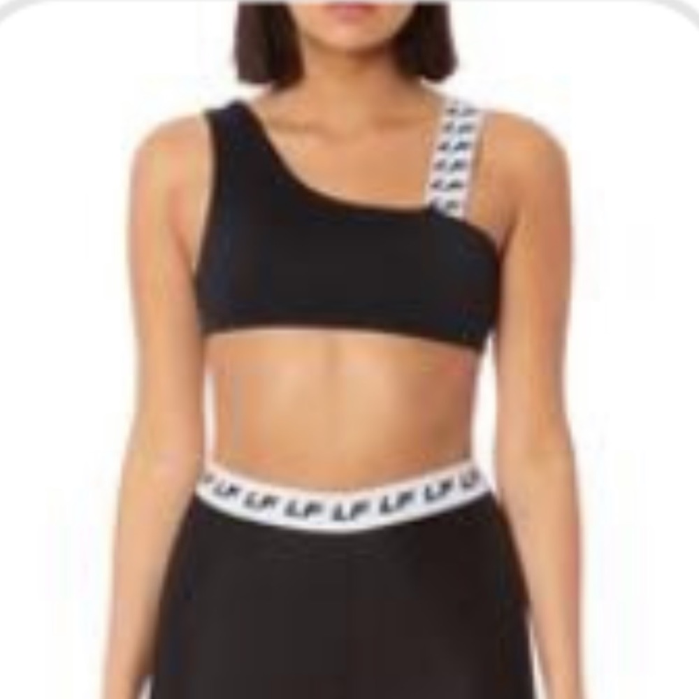 LF black crop top